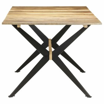 Eettafel ONNO 180x90x76 cm massief mangohout middel bruin
