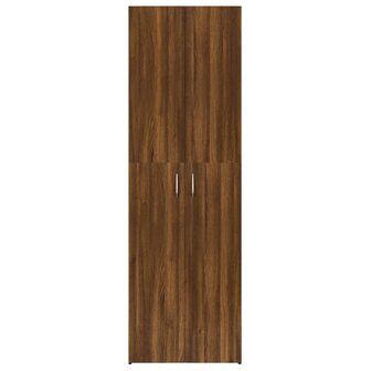 Archiefkast Andr&eacute; 60x32x190 cm bewerkt hout bruineikenkleurig