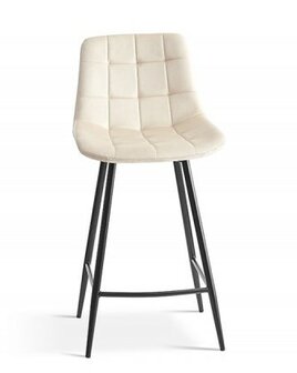 Counter chair Favo velvet beige barkruk kookeiland