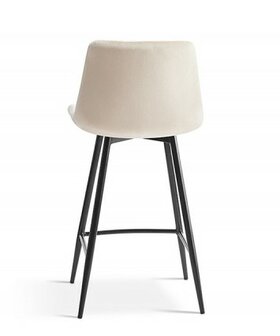Counter chair Favo velvet beige barkruk kookeiland