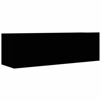 Tv-meubel Nadja 100x30x30 cm zwart