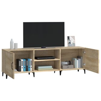 Tv-meubel Max 150x30x50 cm bewerkt hout sonoma eikenkleurig