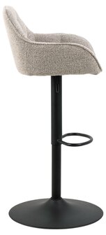 Barkruk Suz SET 2 st stof beige - verstelbaar