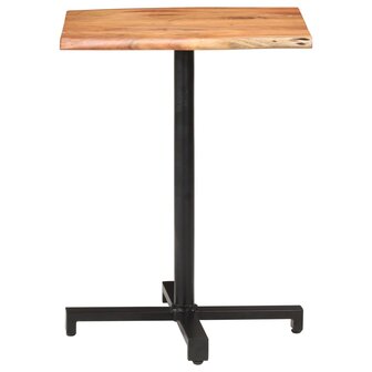 Bistrotafel Met Natuurlijke Randen 60X60X75 Cm Acaciahout