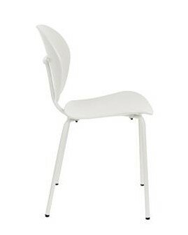 Zuiver - Eetkamerstoel The Ocean - SET 2 - wit - gerecycled