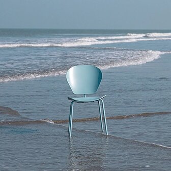 Zuiver - Eetkamerstoel The Ocean - SET 2 - blauw - gerecycled