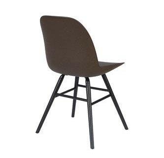 Zuiver - Eetkamerstoel Albert Kuip - Set 2 - koffie - gerecycled