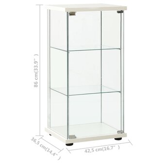 Vitrinekast Aspect Gehard Glas Wit