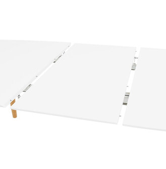 Eettafel Stockholm uitschuifbaar wit 170-220-270cm