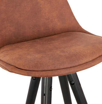Counter chair barkruk Parijs stof bruin