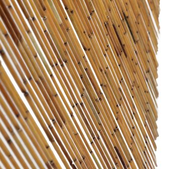 Deurgordijn 90X200 Cm Bamboe 90 x 200 cm Bruin