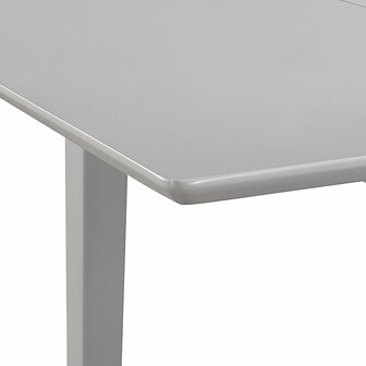 Eethoek Wilma 4 stoelen met tafel grijs uitschuifbaar