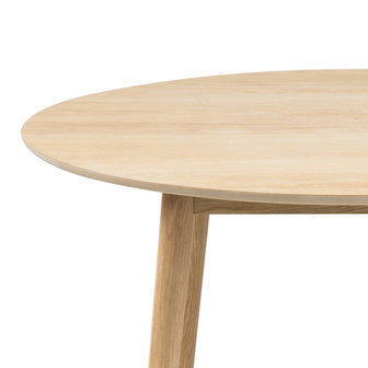 Eettafel Ontario rond eiken hout design