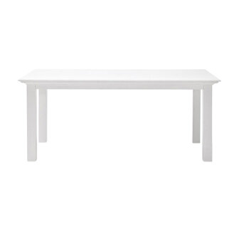 Eettafel wit hout 160cm Wittevilla
