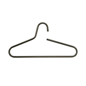 Meubelen-Online Kleerhangers zwart metaal design set 5 stuks blacksmith