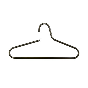 Kleerhangers zwart metaal design set 5 stuks blacksmith