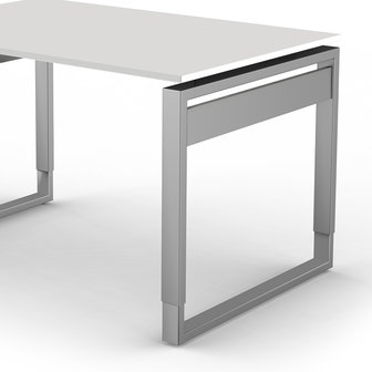 Bureau Workspace 120cm wit hoogte verstelbaar detail