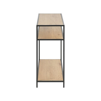 Meubelen-Online - Sidetable Honkytonk wild eiken wandtafel zijkant