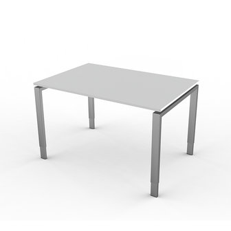 Kerkmann - Eettafel Beta 120cm licht grijs hoogte verstelbaar