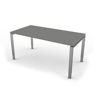 Kerkmann - Eettafel Beta 160cm grijs hoogte verstelbaar