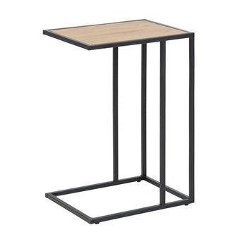 Meubelen-Online - Bijzettafel Honkytonk wild eiken industrieel laptoptafel
