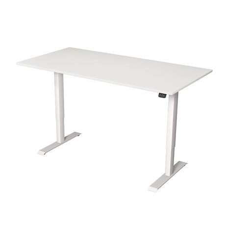 Meubelen-Online - Zit sta bureau Move-1 wit 160x80cm elektrisch verstelbaar 