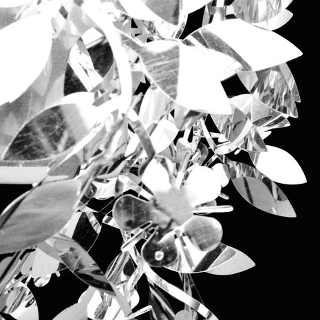 Hanglamp kroonluchter Leaves 21,5x30 cm zilver
