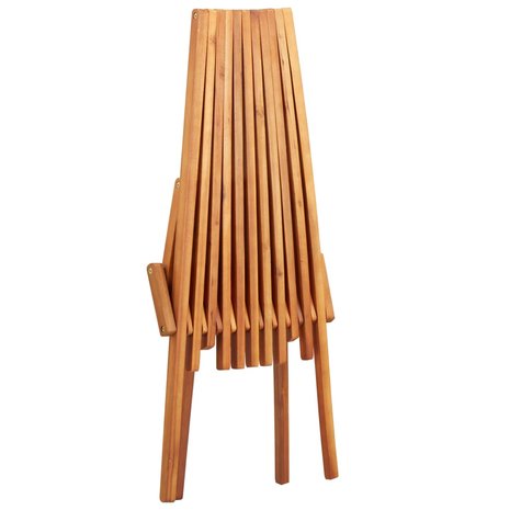 Meubelen-Online - Loungestoel Limba inklapbaar massief acaciahout