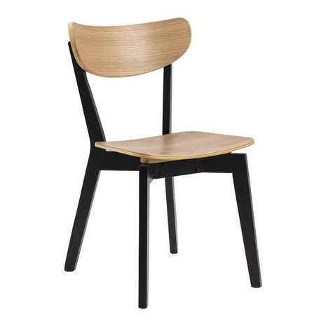 Meubelen-Online - Eetkamerstoel Manny set 2 stoelen hout 