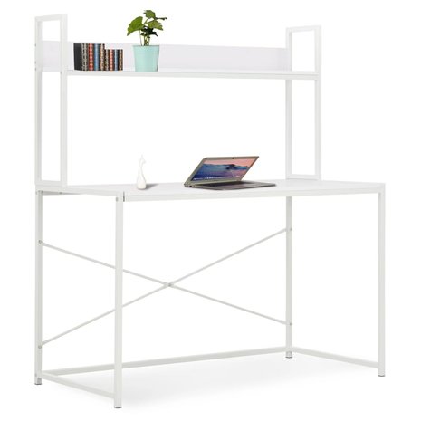 Meubelen-Online - Computerbureau Jolly met opstand 120x60x138cm wit