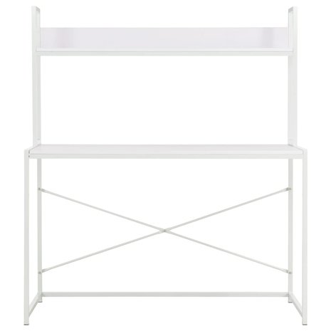 Meubelen-Online - Computerbureau Jolly met opstand 120x60x138cm wit