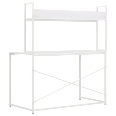 Meubelen-Online - Computerbureau Jolly met opstand 120x60x138cm wit