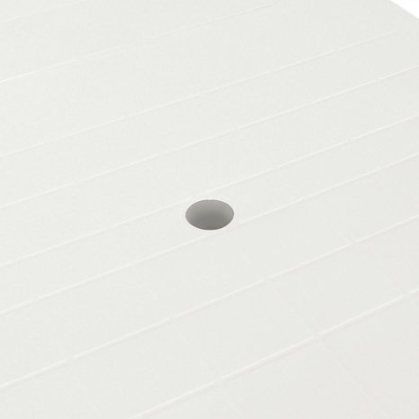 Meubelen-Online - Tuintafel Arno 210x96x72 cm kunststof wit