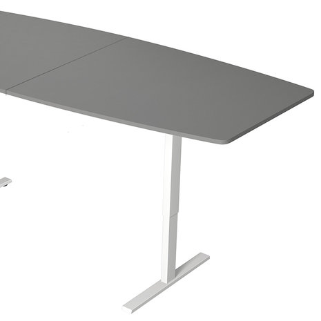 Kerkmann - Zit sta vergadertafel Teamwork grijs 250x105cm