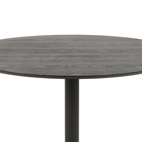 Meubelen-Online - Eettafel Norma rond 110cm zwart