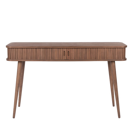 Meubelen-Online - Wandtafel Barbier sidetable hout walnoten - Zuiver