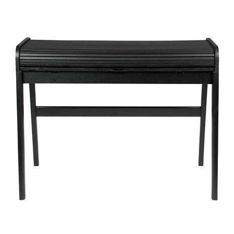 Meubelen-Online - Bureau Barbier hout zwart - Zuiver