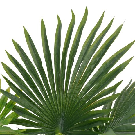 Kunstplant met pot palm 70 cm groen