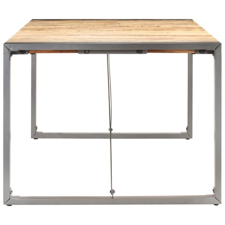 Eettafel Cooking 180x90x75 cm massief ruw mangohout