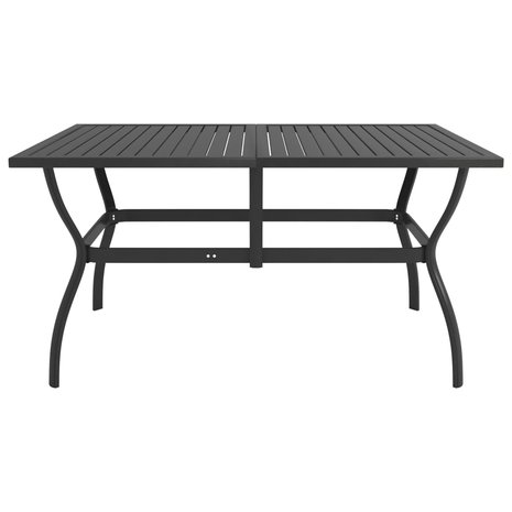 Tuintafel Kees 140x80x72 cm staal antraciet