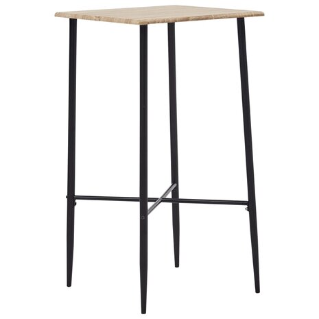 Bartafel Sunday 60x60x111 cm MDF eikenkleurig