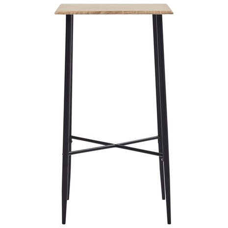 Bartafel Sunday 60x60x111 cm MDF eikenkleurig