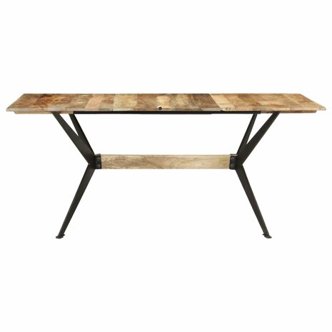 Eettafel ONNO 180x90x76 cm massief mangohout middel bruin