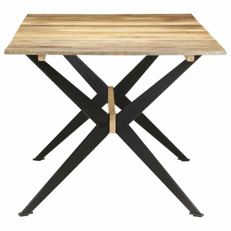 Eettafel ONNO 180x90x76 cm massief mangohout middel bruin