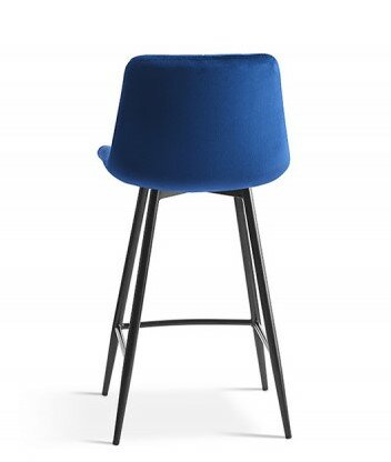 Counter chair Favo velvet blauw barkruk kookeiland