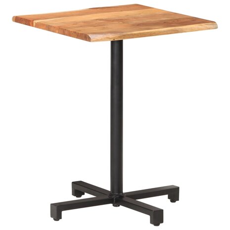 Bistrotafel Met Natuurlijke Randen 60X60X75 Cm Acaciahout