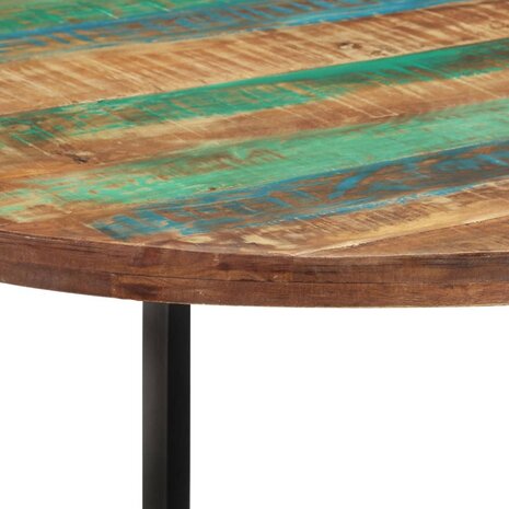 Eettafel Roemer rond  110X75 Cm Massief Gerecycled Hout