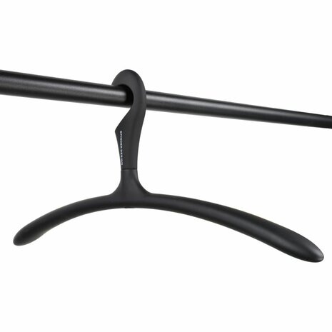 Kleerhanger ARX SET 5 st kunststof zwart kledinghanger