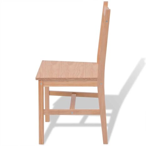 Eethoek Marcel Grenenhout blank met 2 stoelen