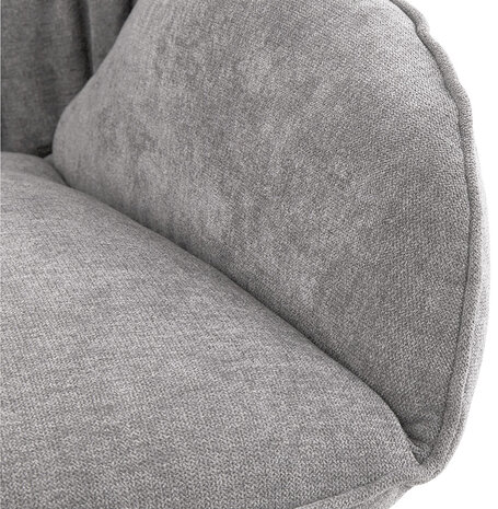 Schommelstoel Puur design met kussens grijs